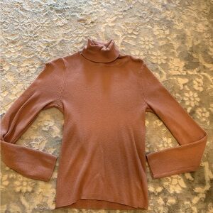 Express Women's Cowl Neck Sweater - Tan